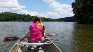 Canoeing on the Potomac.