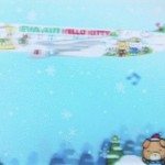 In-flight Hello Kitty Christmas movie on EVA Airlines