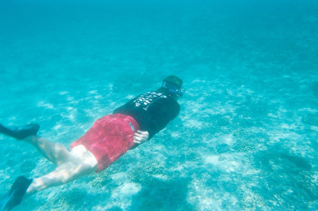 Snorkeling in Coiba National Park.