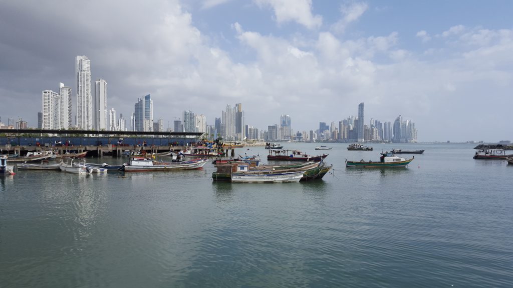 Panama City from the fish market.